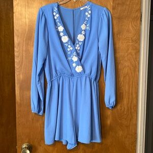 Blue romper